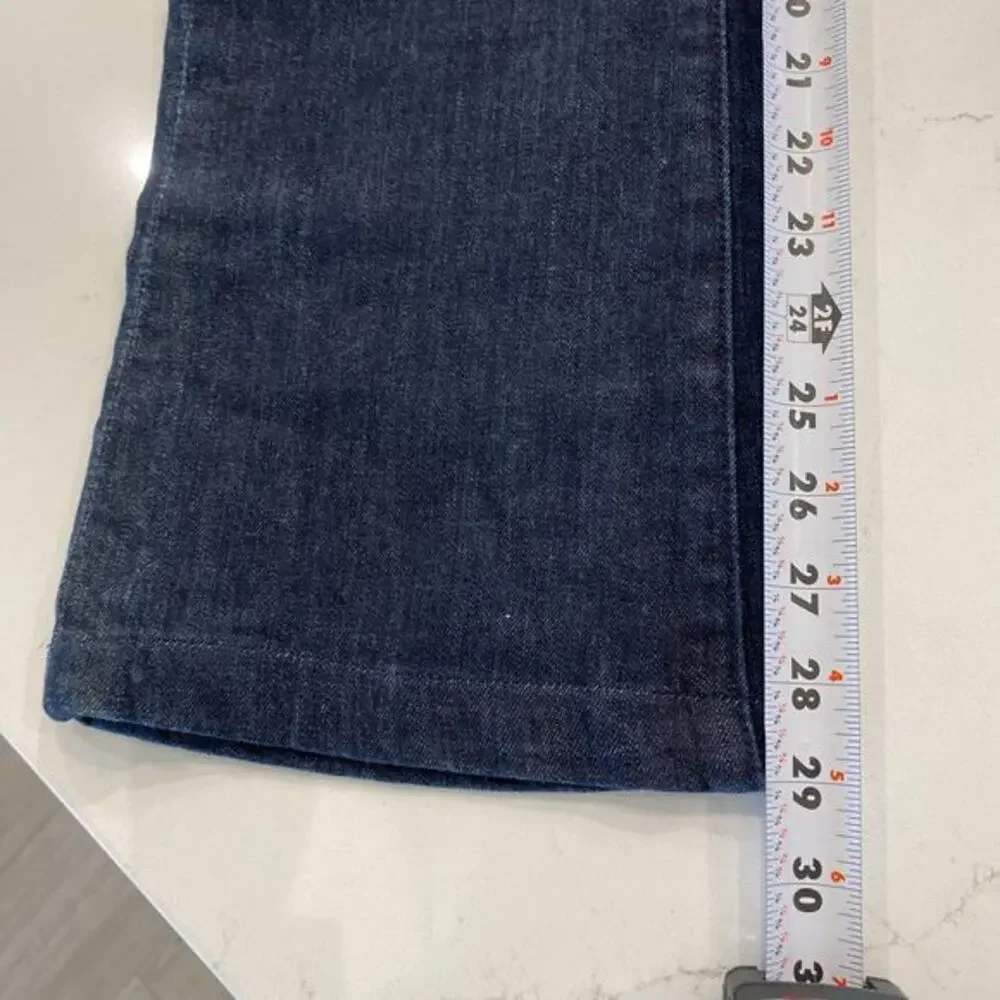 7 for all Mankind Blue Bootcut Jeans with Rhinestones‎ Bling Size 26